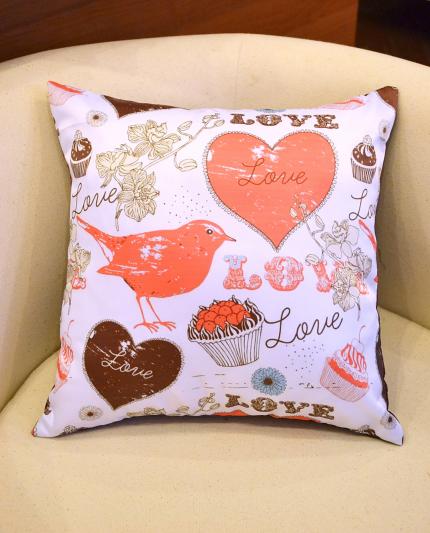 Подушка с фотопечатью Sweet love 35*35 см