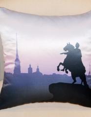 подушка с фотопечатью Медный всадник. Рассвет